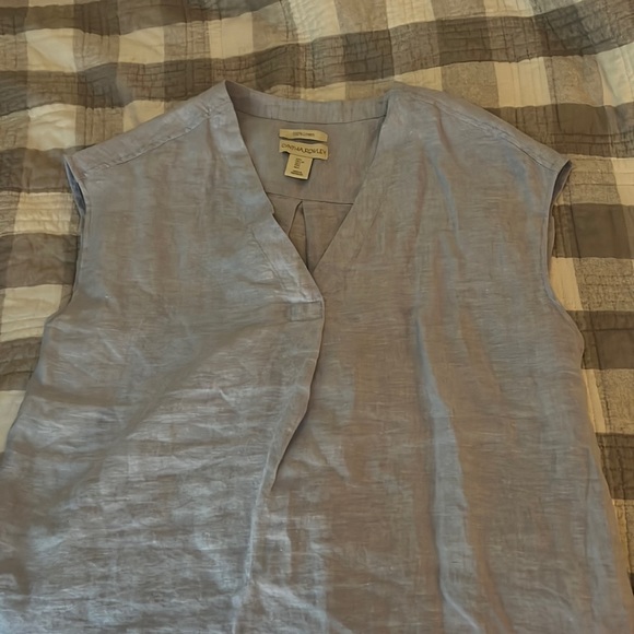 Linen tank top - Picture 1 of 2